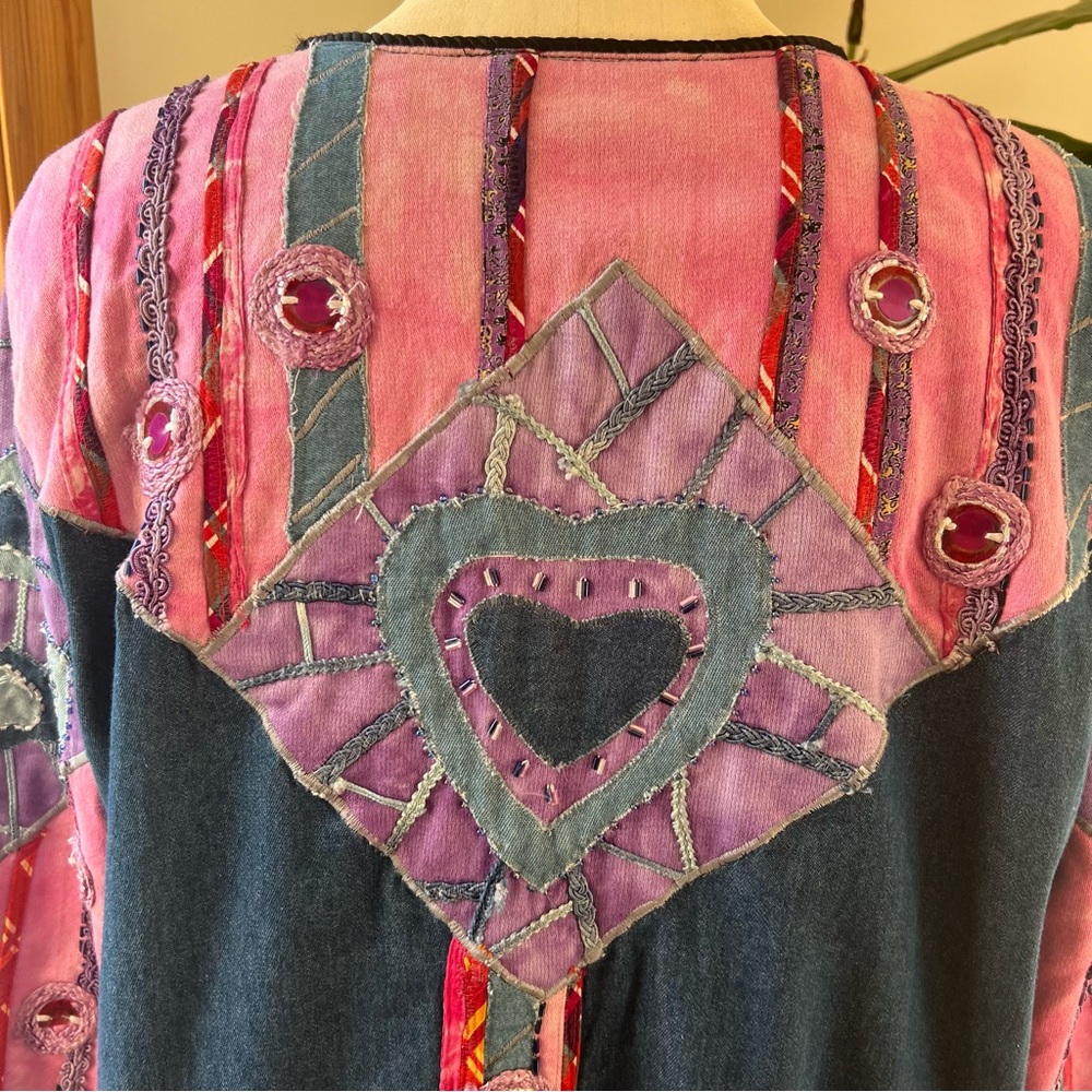 Eclectic Patchwork, Embroidered And Embellished N… - image 7